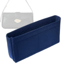 Organizer for [Lana Shoulder Bag Small, Mulberry] Tote Purse Bag Insert Organiser Liner Shaper (Felt, Slim with Zip Pocket)