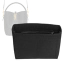 Organizer for [LE 37 Mini, Saint Laurent (YSL)] Tote Purse Bag Insert Organiser Liner Shaper (Felt, Slim with Zip Pocket)