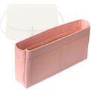 Organizer for [Sofia 8.75 Crossbody, The Row] Tote Purse Bag Insert Organiser Liner Shaper (Felt, Slim with Zip Pocket)