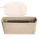 Organizer for [Kira Camera Bag, Tory Burch] Tote Purse Bag Insert Organiser Liner Shaper (Felt, Slim with Zip Pocket)
