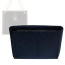 Organizer for [Nova MM, LV] Tote Purse Bag Insert Organiser Liner Shaper (Felt, Slim with Zip Pocket)