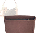 Organizer for [Side Trunk PM, LV] Tote Purse Bag Insert Organiser Liner Shaper (Felt, Slim with Zip Pocket)