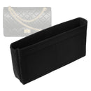 Organizer for [Large 2.55 Handbag, Chanel] Tote Purse Bag Insert Organiser Liner Shaper (Felt, Slim with Zip Pocket)