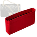 Organizer for [Mini 2.55 Handbag, Chanel] Tote Purse Bag Insert Organiser Liner Shaper (Felt, Slim with Zip Pocket)
