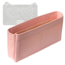 Organizer for [Large Boy Chanel Handbag, Chanel] Tote Purse Bag Insert Organiser Liner Shaper (Felt, Slim with Zip Pocket)