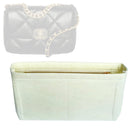 Organizer for [Chanel 19 Large Handbag, Chanel] Tote Purse Bag Insert Organiser Liner Shaper (Felt, Slim with Zip Pocket)