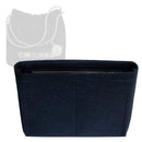 Organizer for [Small Chanel 22 Handbag, Chanel] Tote Purse Bag Insert Organiser Liner Shaper (Felt, Slim with Zip Pocket)