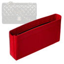 Organizer for [Classic 11.12 Handbag, Chanel] Tote Purse Bag Insert Organiser Liner Shaper (Felt, Slim with Zip Pocket)