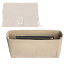 Organizer for [Dionysus large shoulder bag, Gucci] Tote Purse Bag Insert Organiser Liner Shaper (Felt, Slim with Zip Pocket)