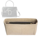 Organizer for [Dionysus Small top handle bag, Gucci] Tote Purse Bag Insert Organiser Liner Shaper (Felt, Slim with Zip Pocket)
