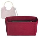 Organizer for [Diana medium shoulder bag, Gucci] Tote Purse Bag Insert Organiser Liner Shaper (Felt, Slim with Zip Pocket)