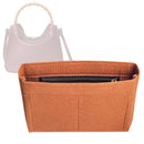Organizer for [Diana small shoulder bag, Gucci] Tote Purse Bag Insert Organiser Liner Shaper (Felt, Slim with Zip Pocket)