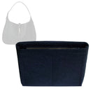 Organizer for [Jackie 1961 Large Bag 15.7W, 15.7W x 15H x 3.9D, Gucci] Tote Purse Bag Insert Organiser Liner Shaper (Felt, Slim with Zip Pocket)