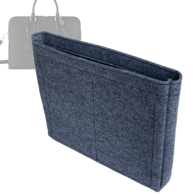 Organizer for [Porte-Documents Voyage PM, LV] Tote Purse Bag Insert Organiser Liner Shaper (Felt, Slim with Zip Pocket)