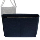 Organizer for [Black Leather Boy Enchained XL Flap Bag, Chanel] Tote Purse Bag Insert Organiser Liner Shaper (Felt, Slim with Zip Pocket)