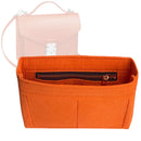 Organizer for [Monceau BB, LV] Tote Purse Bag Insert Organiser Liner Shaper (Felt, Slim with Zip Pocket)