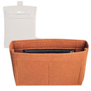 Organizer for [Hac a Dos GM backpack, Hermes] Tote Purse Bag Insert Organiser Liner Shaper (Felt, Slim with Zip Pocket)