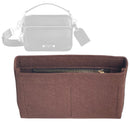 Organizer for [Nil (M13987), LV] Tote Purse Bag Insert Organiser Liner Shaper (Felt, Slim with Zip Pocket)