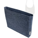 Organizer for [N/S Izzy Bag, The Row] Tote Purse Bag Insert Organiser Liner Shaper (Felt, Slim with Zip Pocket)