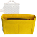 Organizer for [Muse Mini Vanity, Goyard] Tote Purse Bag Insert Organiser Liner Shaper (Felt, Slim with Zip Pocket)