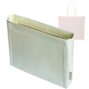 Organizer for [Medium FLAT SHOPPER IN Triomphe Canvas, Celine] Tote Purse Bag Insert Organiser Liner Shaper (Felt, Slim with Zip Pocket)
