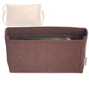 Organizer for [Poppy Purse Classic, Portland Leather Goods] Tote Purse Bag Insert Organiser Liner Shaper (Felt, Slim with Zip Pocket)
