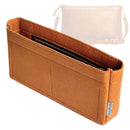 Organizer for [Poppy Purse Large, Portland Leather Goods] Tote Purse Bag Insert Organiser Liner Shaper (Felt, Slim with Zip Pocket)