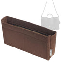 Organizer for [Metropolitan Messenger Bag, Coach] Tote Purse Bag Insert Organiser Liner Shaper (Felt, Slim with Zip Pocket)