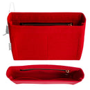 Organizer for [Men Le City Moto Small, Balenciaga] Felt Bag Insert