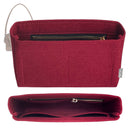 Organizer for [Shiny Leather Pouch, Miu Miu] Felt Bag Insert