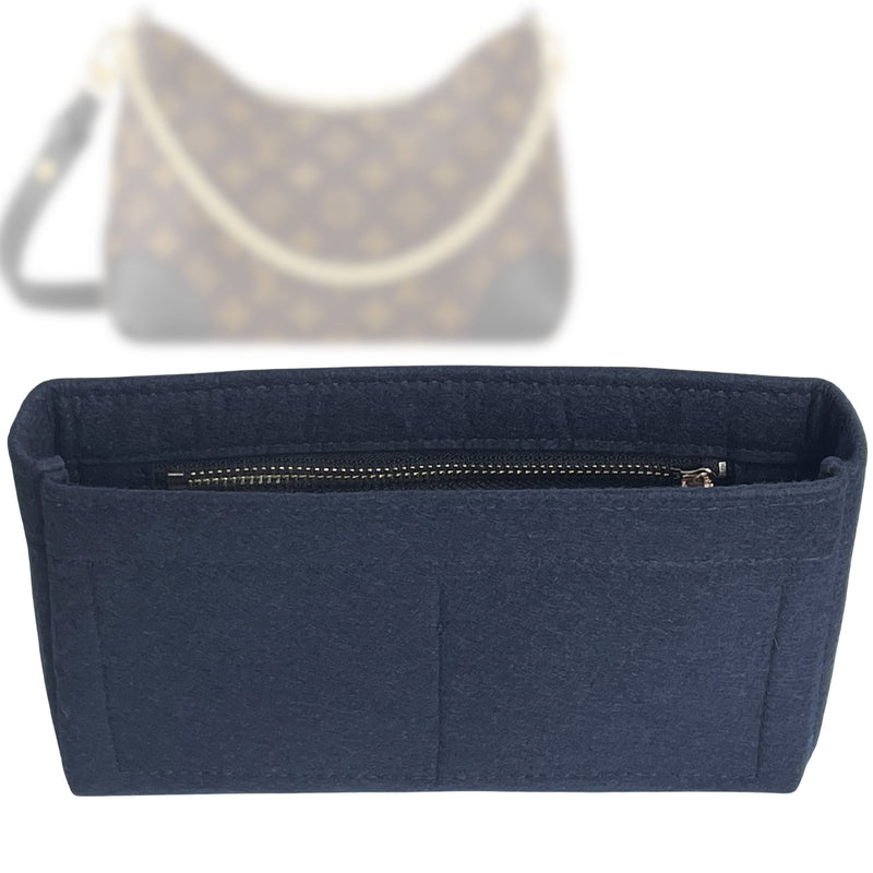 Organizer for [Boulogne, LV] Tote Purse Bag Insert Liner Shaper (Felt, Slim with Zip Pocket)