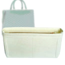 Organizer for [Cisalpin Document Case, Goyard] Tote Purse Bag Insert Liner Shaper (Felt, Slim with Zip Pocket)