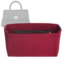 Organizer for [Coco Extra Mini, Chanel] Tote Purse Bag Insert Liner Shaper (Felt, Slim with Zip Pocket)