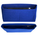 Organizer for [Toy Puffer, Saint Laurent (YSL)] Bag Insert (Felt, Slim with Zip Pocket)