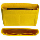 Organizer for [Cosmetic Pouch, LV] Bag Insert (Felt, Slim with Zip Pocket)