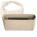 Organizer for [Teen Jodie, Bottega Veneta] Tote Purse Bag Insert Liner Shaper (Felt, Slim with Zip Pocket)