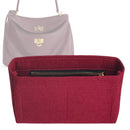 Organizer for [Rodeo Mini Handbag, Balenciaga] Tote Purse Bag Insert Liner Shaper (Felt, Slim with Zip Pocket)