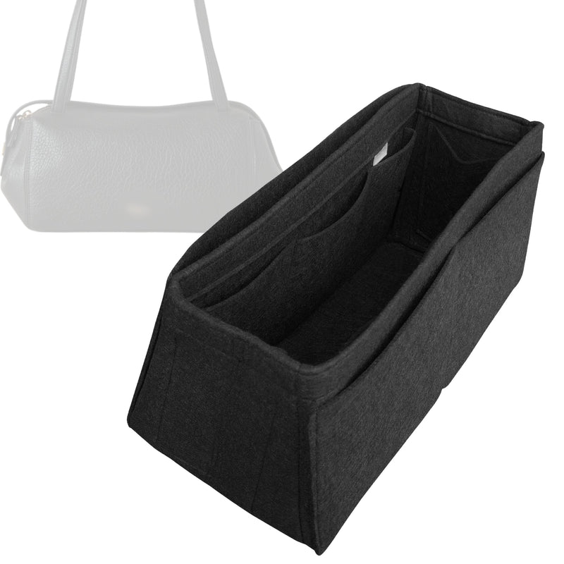Organizer for [Meadow Shoulder Bag Small, Mulberry] Tote Purse Bag Insert Organiser Liner Shaper (Felt, Trapezoid Taper Shape)