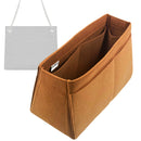 Organizer for [Niki Shopping 33cm, Saint Laurent (YSL)] Tote Purse Bag Insert Organiser Liner Shaper (Felt, Trapezoid Taper Shape)