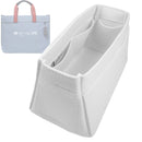 Organizer for [Canvas Tote Bag 38, Coach] Tote Purse Bag Insert Organiser Liner Shaper (Felt, Trapezoid Taper Shape)