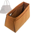 Organizer for [East West Margaux Bag, The Row] Tote Purse Bag Insert Organiser Liner Shaper (Felt, Trapezoid Taper Shape)