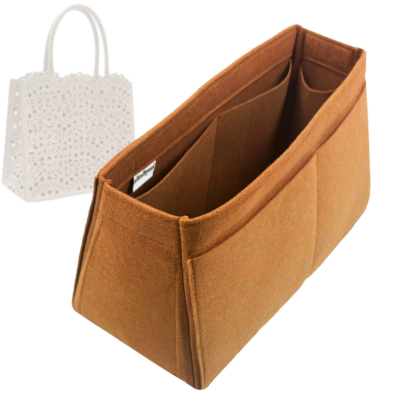 Organizer for [Garance 16 Tote Bag, Alaia] Tote Purse Bag Insert Organiser Liner Shaper (Felt, Trapezoid Taper Shape)