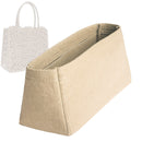 Organizer for [Garance 20 Tote Bag, Alaia] Tote Purse Bag Insert Organiser Liner Shaper (Felt, Trapezoid Taper Shape)