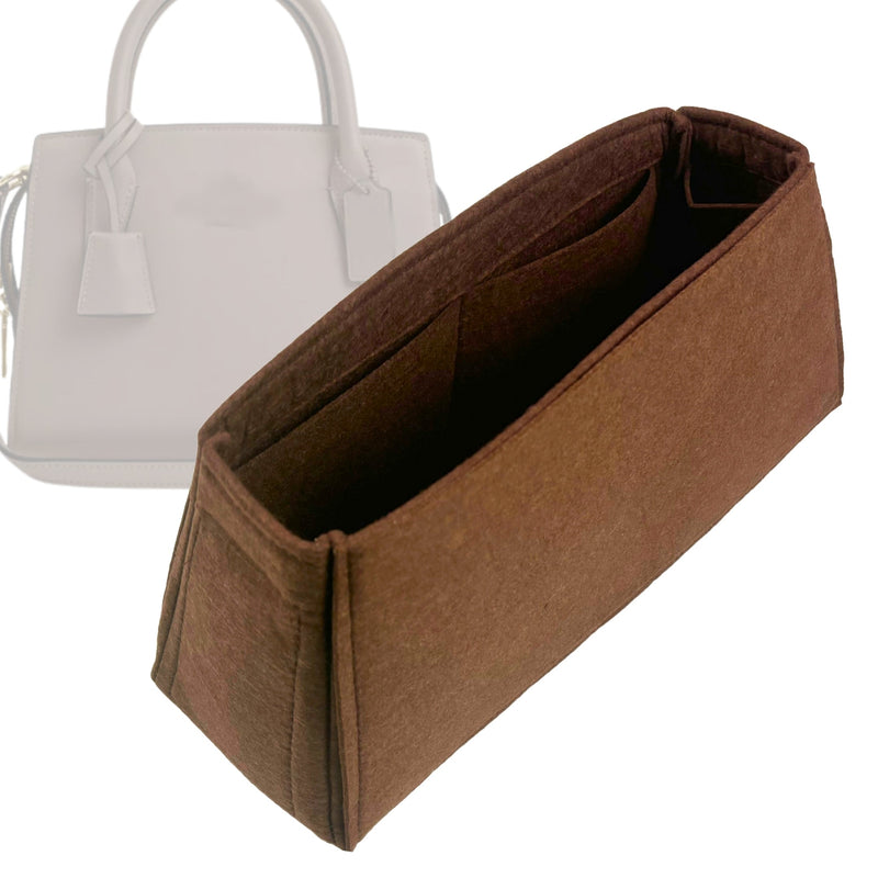 Organizer for [Large Andrea Carryall, Coach] Tote Purse Bag Insert Liner Shaper (Felt, Trapezoid Shape)