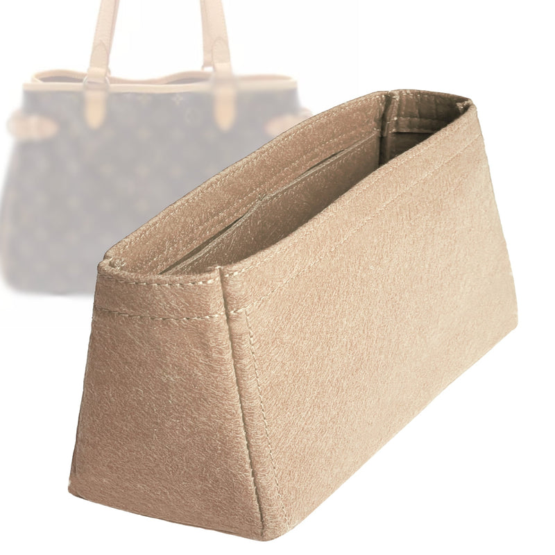 Organizer for [Monogram Canvas Batignolles Vertical, LV] Tote Purse Bag Insert Liner Shaper (Felt, Trapezoid Shape)