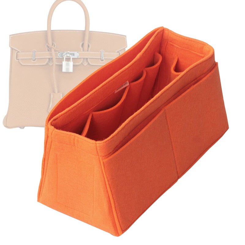 Organizer for [Birkin 35, Hermes] Tote Purse Bag Insert Liner Shaper (Felt, Trapezoid Shape)