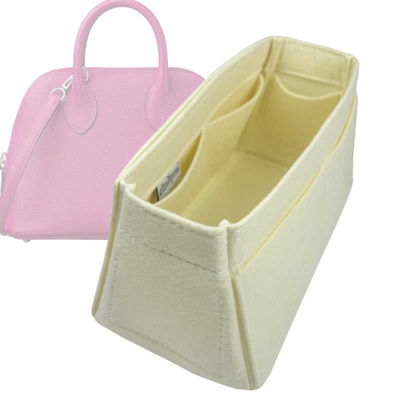 Organizer for [Bolide 31, Hermes] Tote Purse Bag Insert Liner Shaper (Felt, Trapezoid Shape)