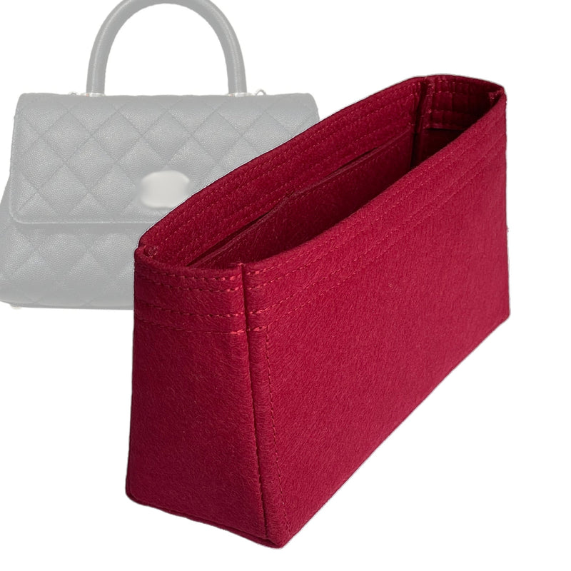 Organizer for [Coco Medium, Chanel] Tote Purse Bag Insert Liner Shaper (Felt, Trapezoid Shape)