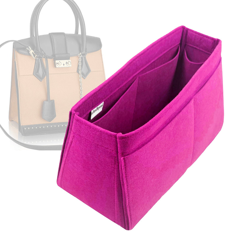 Organizer for [Cour Marly PM (Small), LV] Tote Purse Bag Insert Liner Shaper (Felt, Trapezoid Shape)