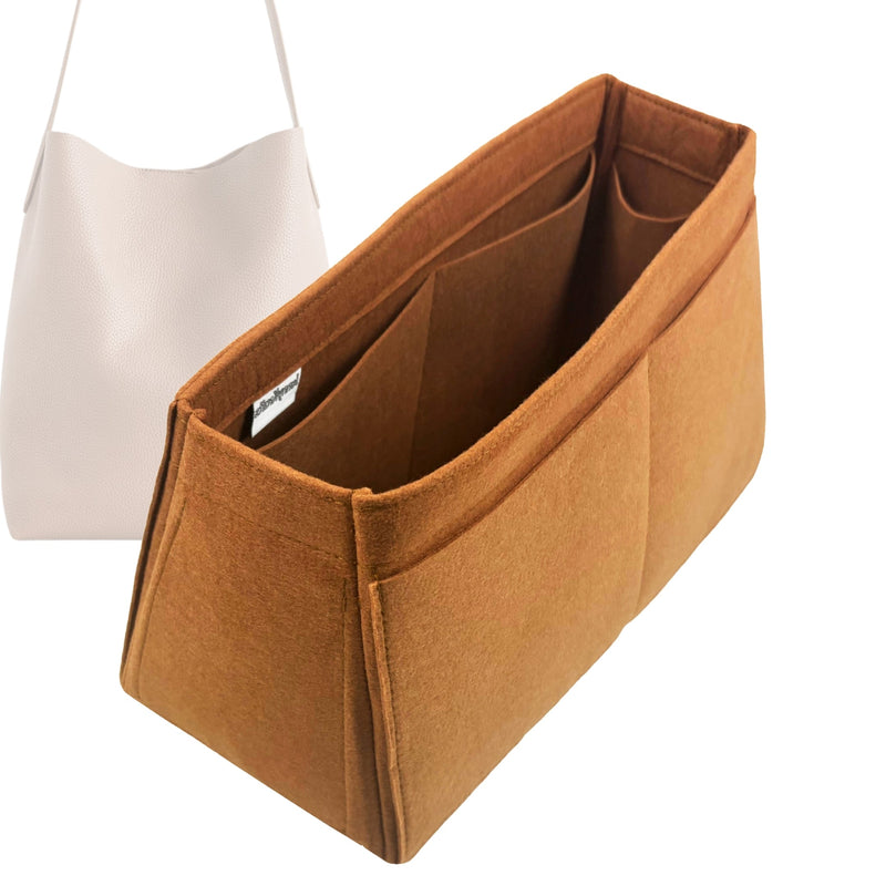 Organizer for [Maxi Everyday Cabas, Mansur Gavriel] Tote Purse Bag Insert Liner Shaper (Felt, Trapezoid Shape)